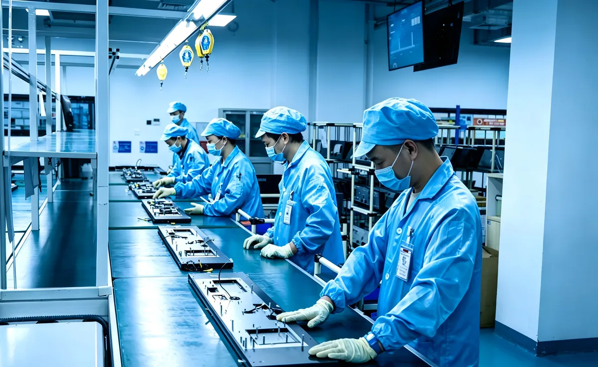 专业显示终端整机产线一